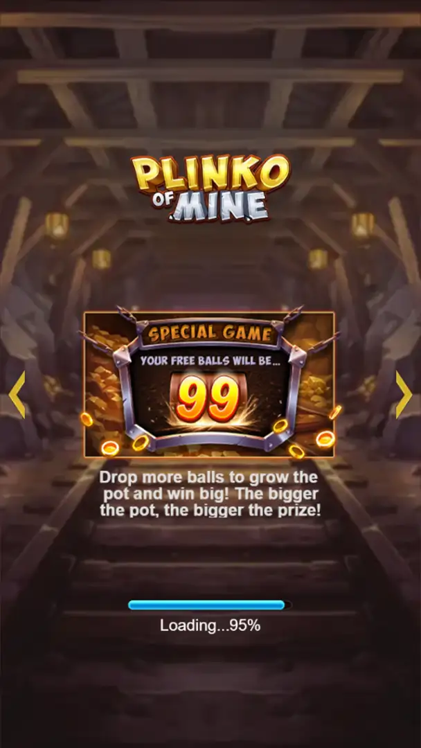 Plinko of Mine App on Android or iPhone