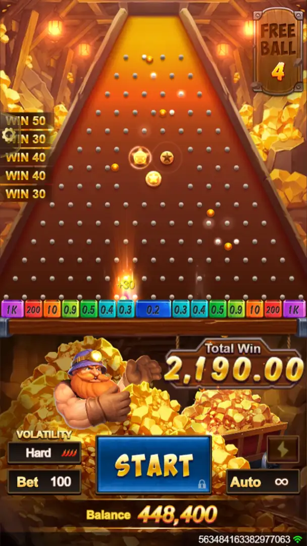 Plinko of Mine Game